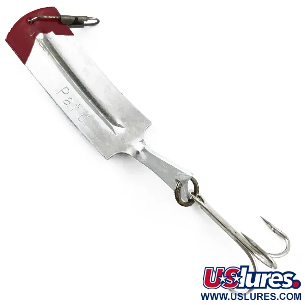 South Bend Flipit 625 Blizgė, Nikelis / Raudona, 8,5g, Tail Fin, #5520