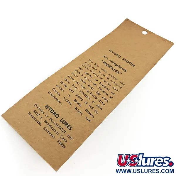 Hydro Lures Weedless Hydro Spoon Blizgė, Gray/Black, 14g, #5550