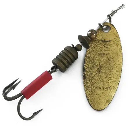 Luhr Jensen Tiger Tail 4 Sukriukė, Žalvaris, 4,5g, Žvynų Raštas, #5560