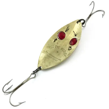 Hofschneider Red Eye Wiggler Blizgė, Auksinė/Raudona, 25g, Akys, #5565