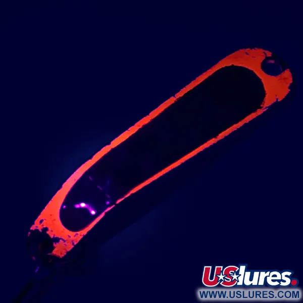 Luhr Jensen Hus-lure Blizgė, Nickel/Orange UV Glow, 4g, #5610