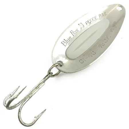 Blue Fox Pixee Blizgė, Kalamas Nikelis, 24g, Šviečianti, #5615