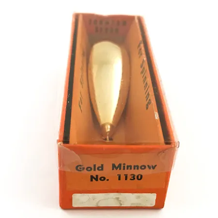 Vintage Johnson Silver Minnow Blizgė, Auksinė, 9g, Apsauga, #5632