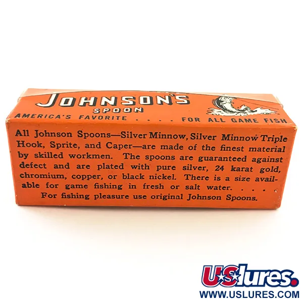 Vintage Johnson Silver Minnow Blizgė, Auksinė, 9g, Apsauga, #5632