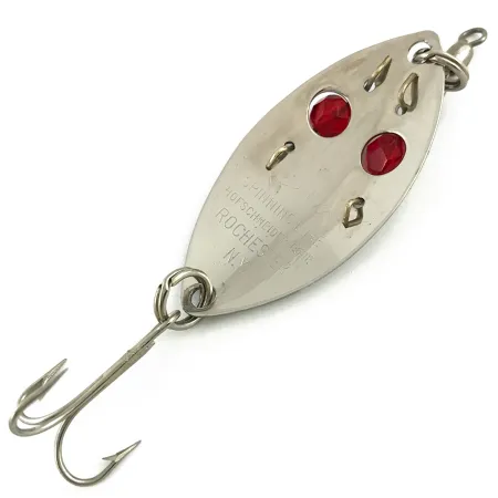 Hofschneider Red Eye junior Blizgė, Nikelis/Violetinė, 10g, Akys, #5641