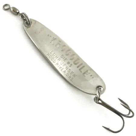 Luhr Jensen Krocodile Die #3 Blisgė, Nikelis/Auksinė Holograma, 10g, #5643