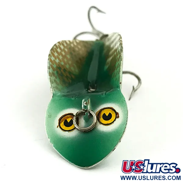 Buck Perry Spoonplug Masalas, Žalia/Balta/Auksinė/Raudona, 7g, Gylis, #5670