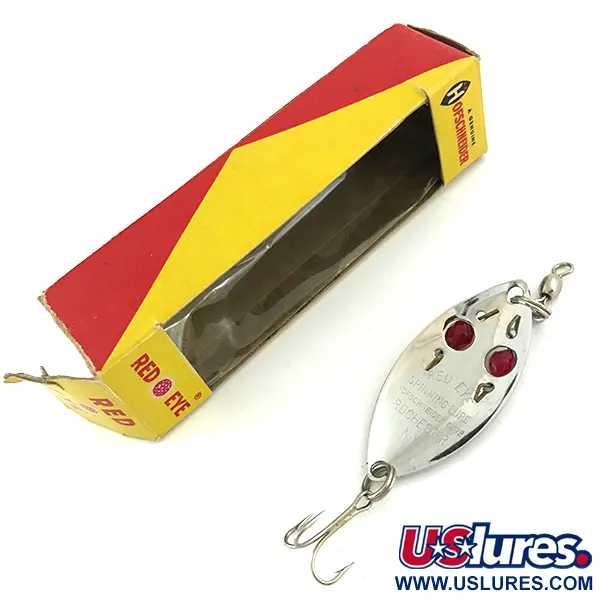 Hofschneider Red Eye Blizgė, Nikelis / Raudona, 6.5g, Stiklo Akys, #5683