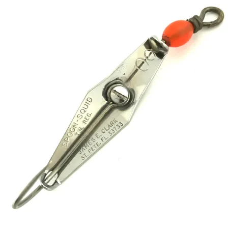 James E. Clark Clark Spoon Blizgė, Nikelis/Raudona, 5g, Nežoliuojanti, #5685