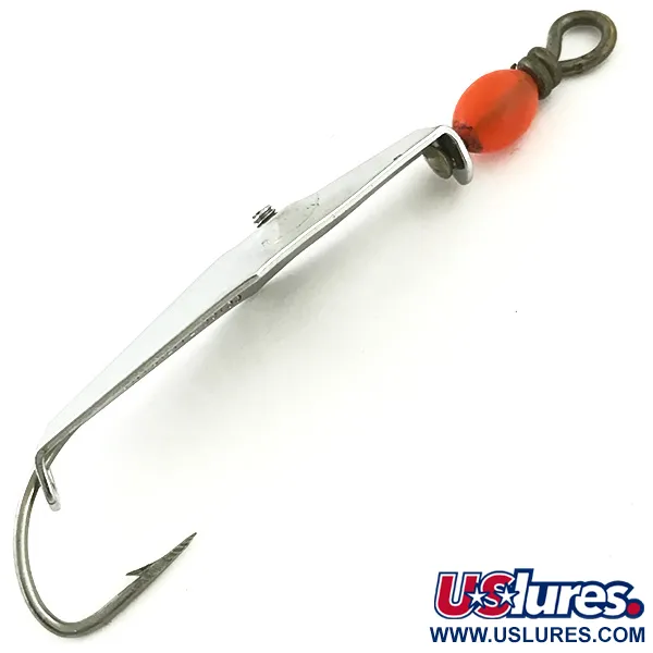 James E. Clark Clark Spoon Blizgė, Nikelis/Raudona, 5g, Nežoliuojanti, #5685