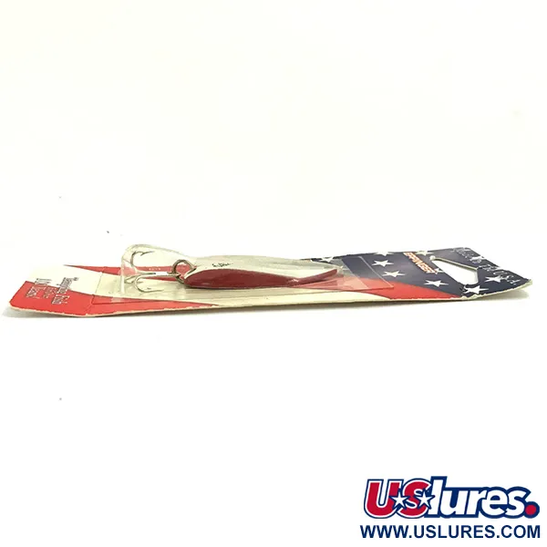 Eppinger Dardevle Blinkė, Raudona / Balta / Nikelis, 7g, Nikelio nugarėlė, #5692