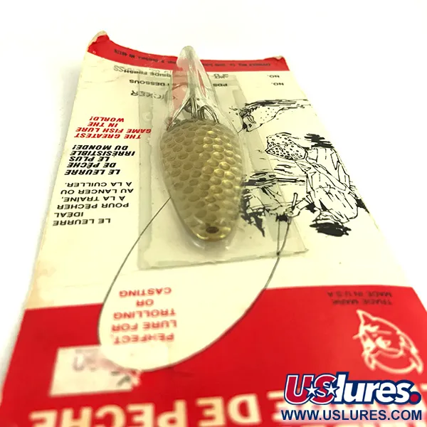 Dardevle Imp Klicker Blizgė, Kalstytas Žalvaris, 11g, Akustika, #5699