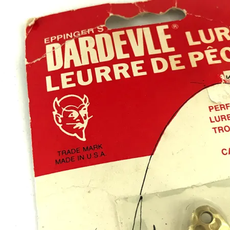 Dardevle Imp Klicker Blizgė, Kalstytas Žalvaris, 11g, Akustika, #5699