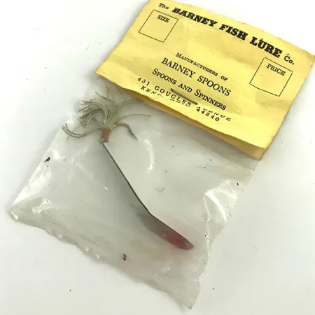 Weedless Barney Spoon Vartiklė, Balta / Raudona, 7g, Su apsauga, #5739