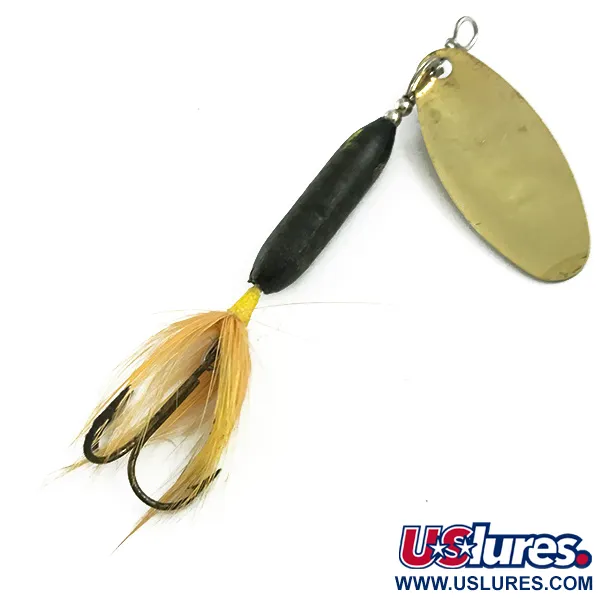 Worden’s Original Rooster Tail 4 Sukrė, Gold, 8g, Plunksnų Uodega, #5753