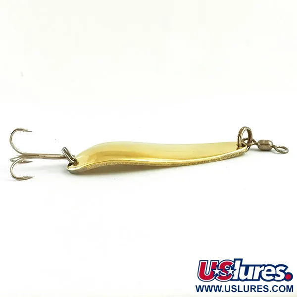 Luhr Jensen Krocodile Die #4 Blizgė, Žalvaris, 19g, Klasika, #5778