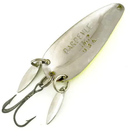 Eppinger Dardevle Imp Klicker UV Blizgė, Geltona/Raudona/Nikelis, 11g, #5788