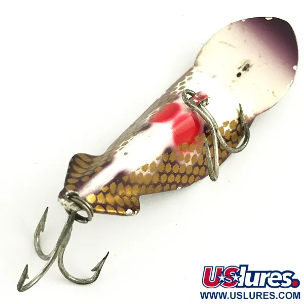 Buck Perry Spoonplug Masalas, Alyvinis-Rudas, 7g, Nėrimo briauna, #5789