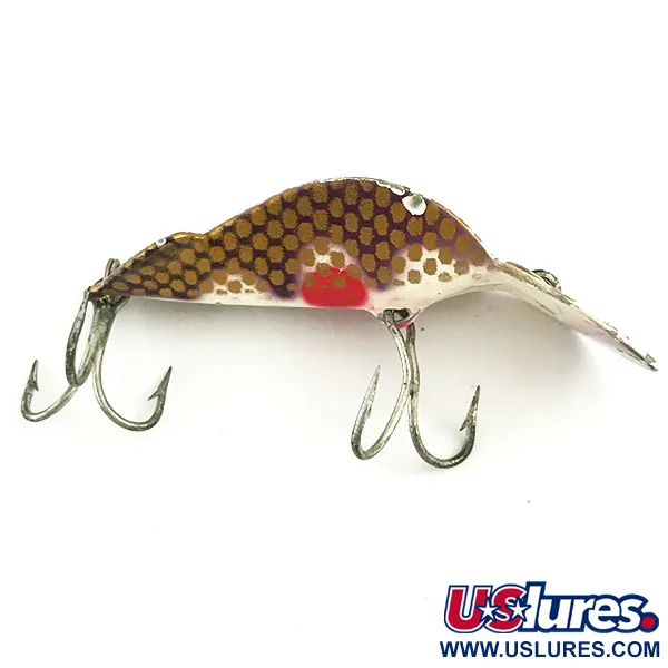 Buck Perry Spoonplug Masalas, Alyvinis-Rudas, 7g, Nėrimo briauna, #5789