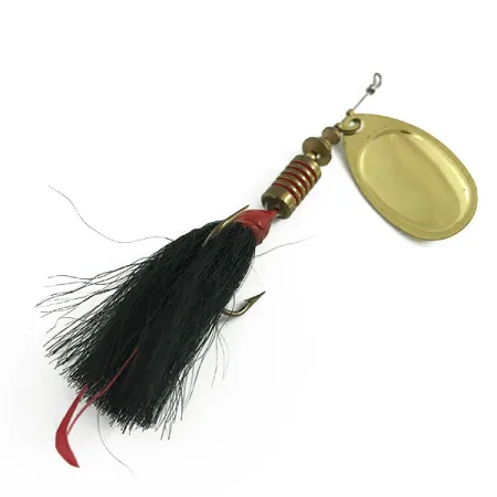 Mepps Aglia 3 dressed Sukrė, Žalvaris, 7,3g, Plunksnų apdaila, #5827