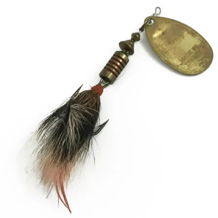 Mepps Aglia 3 dressed Sukrė, Auksinė, 7.3g, Natūralūs šeriai, #5828