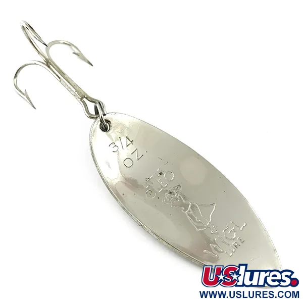 Seneca Little Cleo (Hula Girl) Blinkė, Nikelis / Žalia, 21g, #5848