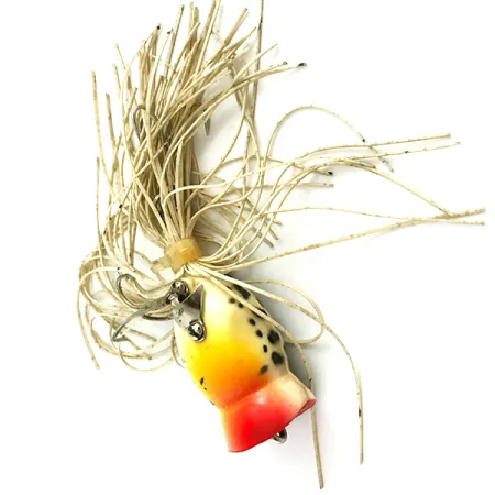 Fred Arbogast Hula Popper, Tiger, 8g, guminis sijonėlis, #5858