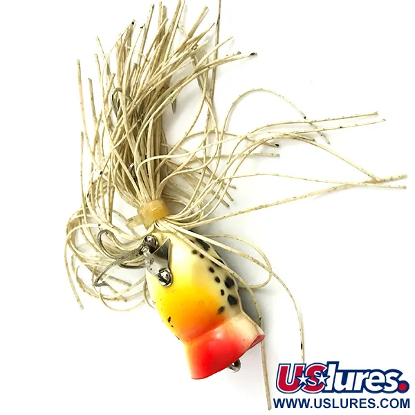 Fred Arbogast Hula Popper, Tiger, 8g, guminis sijonėlis, #5858