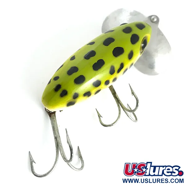 Fred Arbogast Jitterbug Paviršinis Masalas, Frog, 14g, Alu, #5861