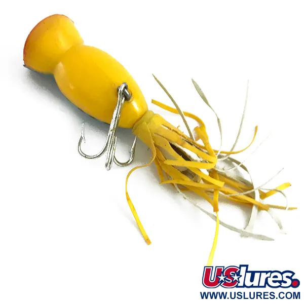 Fred Arbogast Hula Popper, Fire Tiger, 3g, Guminis sijonėlis, #5867