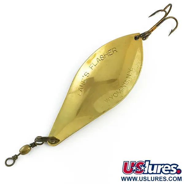 Lanes Tackle & Bait Lane's Flasher Blizgė, Žalvaris, 19g, Vintage, #5869