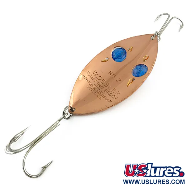 Horrocks-Ibbotson Wobbler Blizgė, Varis / Mėlyna, 23g, Karoliukai, #5870