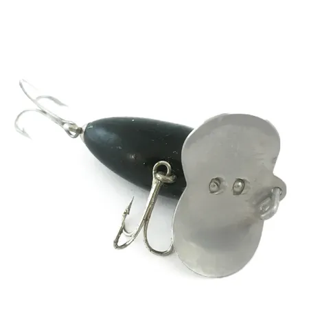 Fred Arbogast Jitterbug Paviršinis Masalas, Juoda, 7g, Vintage, #5880