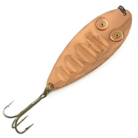 Paul Bunyan Ruby Spoon Vartiklė, Varis/Raudonos akys, 25g, Vintage, #5883