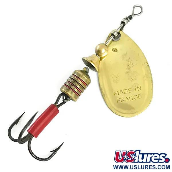 Mepps Aglia 2 Sukriukė, Auksinė, 4,5g, Žalvario korpusas, #5899