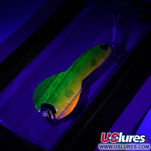 Luhr Jensen Loco 1UV Blizgė, Ešerys, 4g, UV danga, #5900