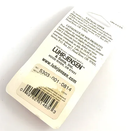 Luhr Jensen Loco 1UV Blizgė, Ešerys, 4g, UV danga, #5900