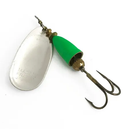 Blue Fox Super Vibrax 5 UV Sukriukė, Sidabrinė / Žalia, 13g, UV, #6104