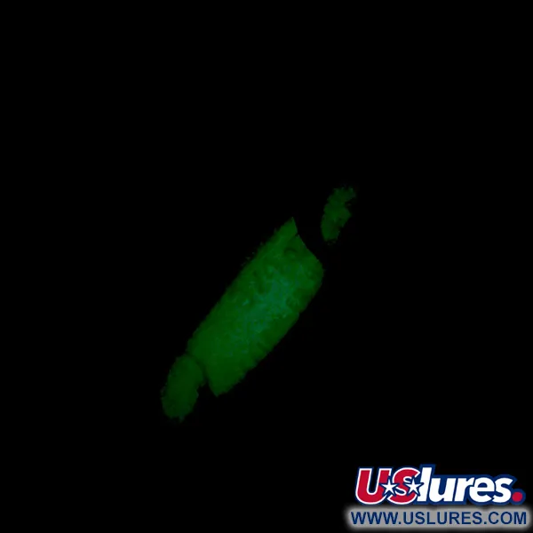 Luhr Jensen Crippled Herring Blizgė, Balta/Žalia UV Glow, 21g, #5921