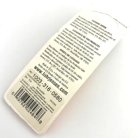 Luhr Jensen Krocodile UV Blizgė, Yellow, 7g, UV danga, #5922