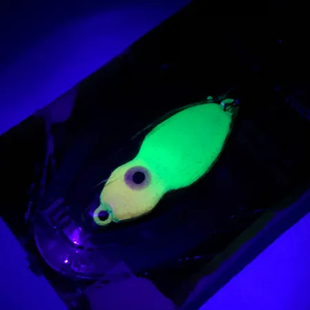 Lindy Frostee Jigging Spoon, Chartreuse UV Glow, 7g, UV Švytinti, #5924