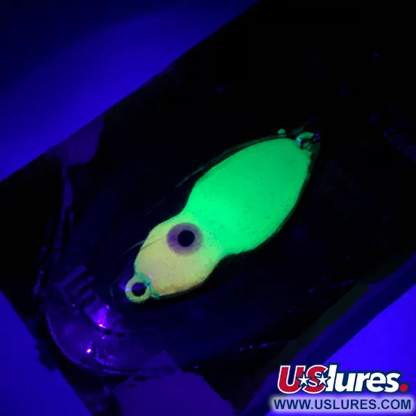 Lindy Frostee Jigging Spoon, Chartreuse UV Glow, 7g, UV Švytinti, #5924