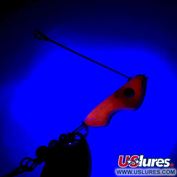 Erie Dearie Walleye Killer Sukriukė, Nikelis / Raudona, 14g, UV, #5932