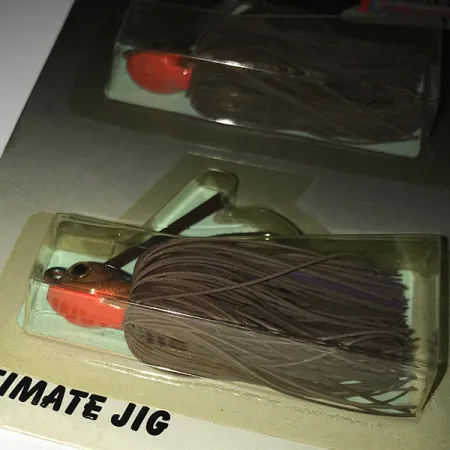DUH Ultimate Weedless Jig UV Žolėms atsparus džigas, Rudas/Raudonas, 12g