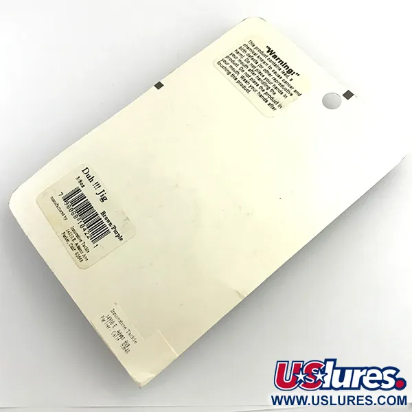 DUH Ultimate Weedless Jig UV Žolėms atsparus džigas, Rudas/Raudonas, 12g