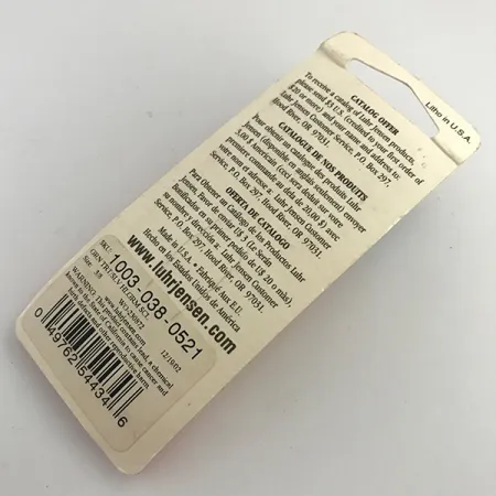 Luhr Jensen Krocodile Die #3 UV Blinkė, Vaivorykštinis upėtakis, #5958