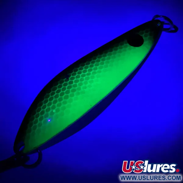 Red Eye Lures The Perfect Minnow UV Blizgė, Žalia/Juoda, 14g, #5962