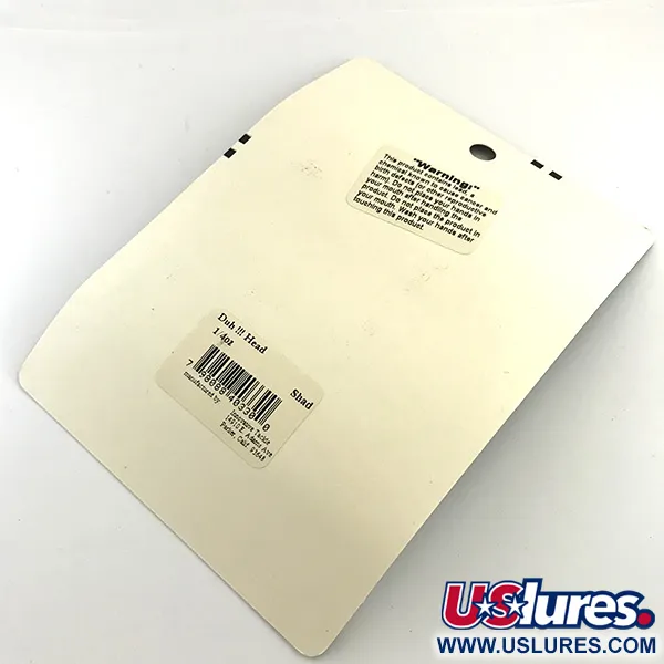 DUH!!! Head jig heads kit, Balta / Juoda, 7g, Ofsetinis kabliukas, #6295