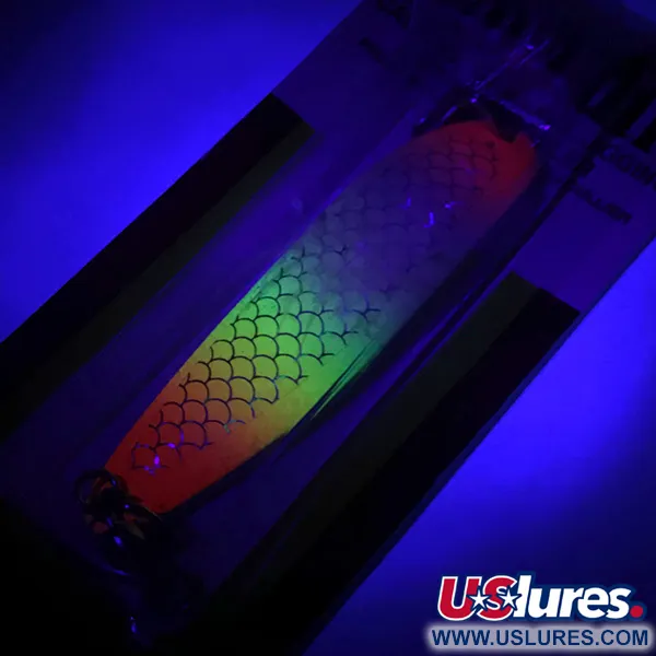 Luhr Jensen Krocodile Die #4 Blizgė, Rainbow, 19g, #1003-058-0486