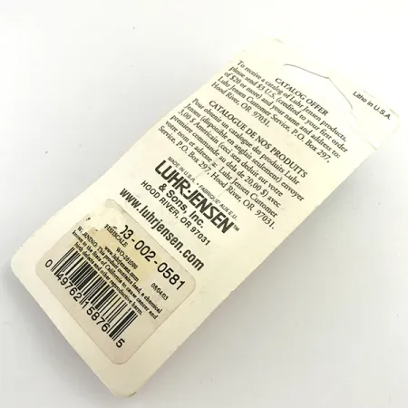 Luhr Jensen Loco 2 Blisgė, Balta Perlo/Holograminė, 7g, #5974